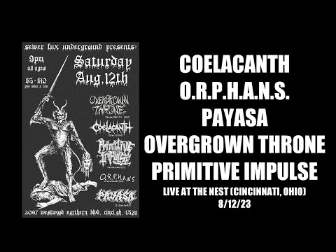 live at the nest (cincinnati, ohio) 8/12/23