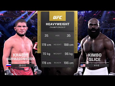 Khabib Nurmagomedov vs Kimbo Slice Full Fight - UFC 5 Fight Night