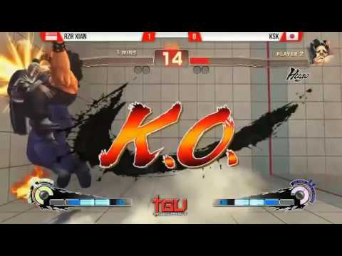 [TGU2014] USF4 Xian (Gen) vs. KSK (Hugo) [Pool Winners]