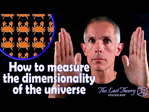 How to measure the dimensionality of the universe