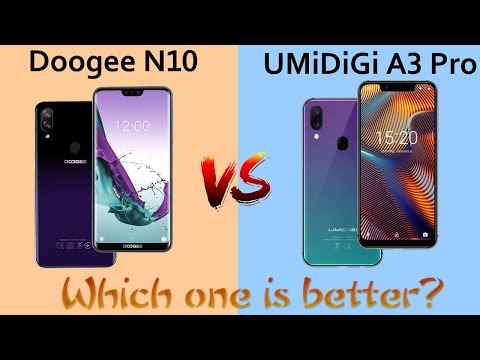 Doogee N10 vs UMiDiGi A3 Pro Comparison