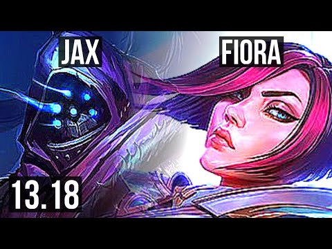 JAX vs FIORA (TOP) | 5/1/3, 900K mastery | TR Diamond | 13.18