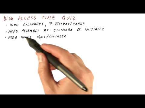 Disk Access Time Quiz - Georgia Tech - HPCA: Part 4