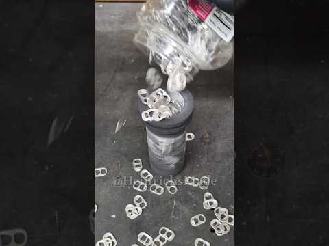 Melting Pop Tabs - Metal Casting a Skeleton #heinrichsmade #summeronshorts #shorts