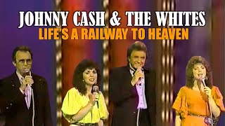 JOHNNY CASH &amp; THE WHITES - Life's Railway To Heaven + LYRICS