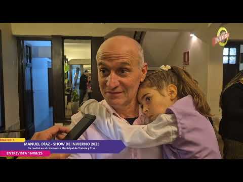Entrevista Manuel Díaz - show de invierno 2025 en Treinta y Tres 16/08/2025