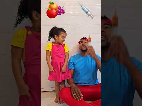 INJEÇÃO OU FRUTA ?😱💉🍎🍇 #halloween #injection #injection_funny #doutor #doctor_funny #fruit #litter