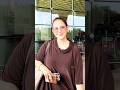 Manisha Koirala Spotted At Mumbai Airport Shorts