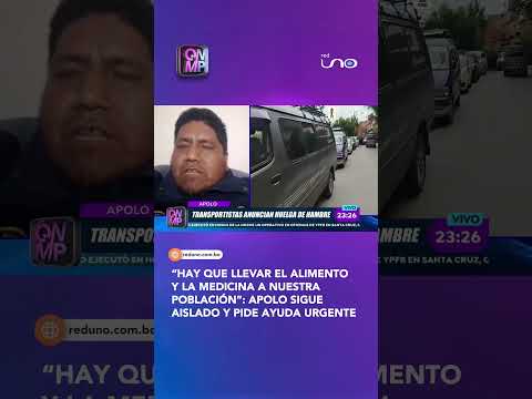 Apolo sigue aislado y pide ayuda urgente