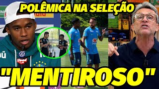 “MENTIRA! O QUE EU VOU FALAR AQUI NINGUÉM SABE MAS O NEYMAR NÃO..” A POLÊMICA NA SELEÇÃO COM NEYMAR