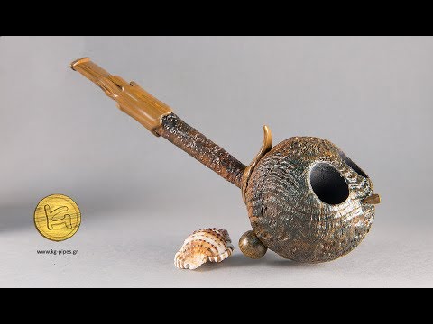 Kostas Gourvelos - Pipe #1804 - Two Tobaccos in a Sphere