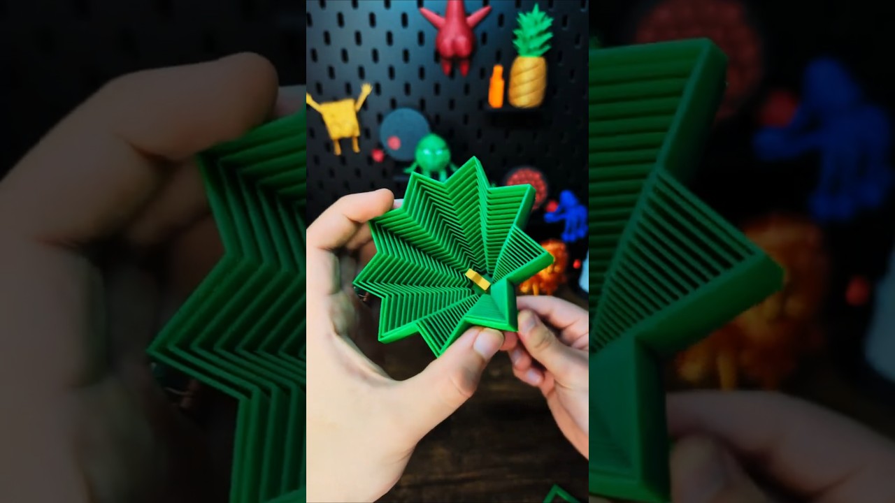 3D printed Foldable & Portable Christmas Tree #3dpritning