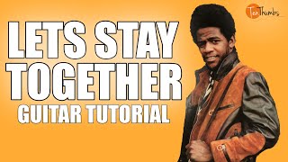 Lets Stay Together - Al Green - Full Guitar Tutorial with Tabs, Play-along