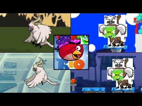 Angry Birds Rio Remaster - All Bosses (Luta dos Bosses)