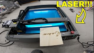 CREALITY LASER ENGRAVER MAKES ONE OFF EMBLEMS FOR FREE!!!