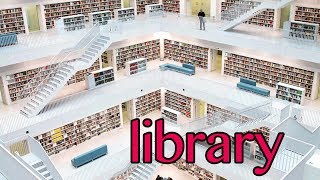 1 Relaxing Hour - Library Gallery Hall - Sleep / Study / Read Anti Stress