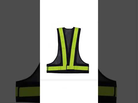 Plain Green Industrial Polyester Safety Jacket