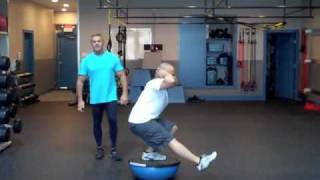 Bosu Pistol Squat exercise video thumbnail