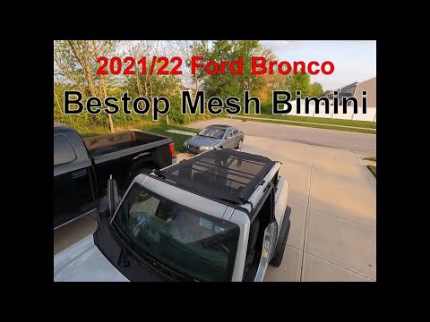2021/2022 Ford Bronco Bestop mesh shade