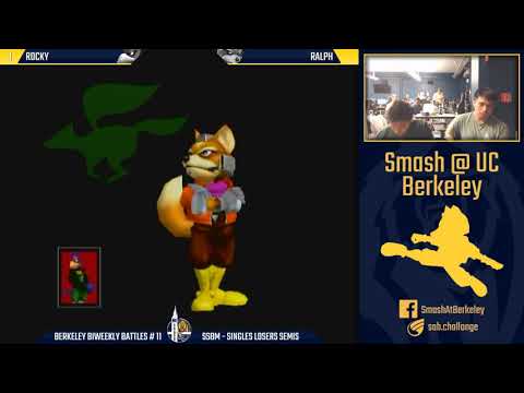 Berkeley Biweekly Battles #11 - Melee Singles Losers Semis: Rocky vs Ralph