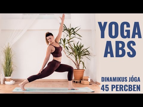 47. Yoga Abs 🧘 || 45 Perces Dinamikus Jóga