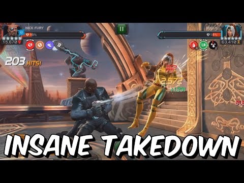 Nick Fury INSANE Variant #3 Regeneration Rogue Takedown - Marvel Contest of Champions