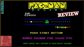 Pac-Man Begins : Homebrew from 2024 - on the ZX Spectrum 48K !! with Commentary