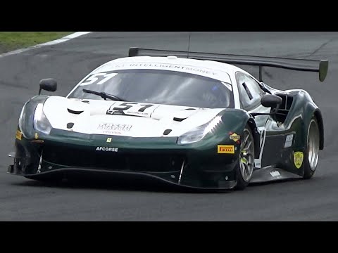 Ferrari 488 GT3 EVO Pure Sound & Turbo Flutters!