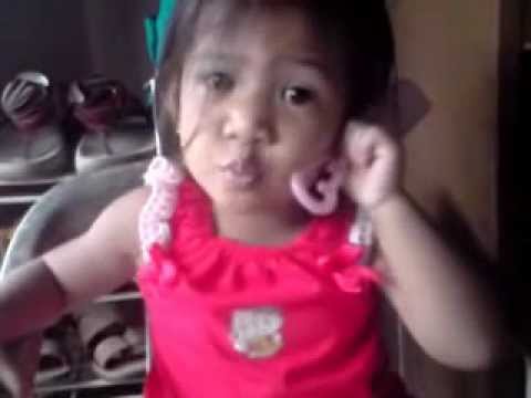 Li'l girl crazy over her comb cp