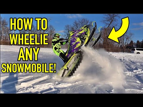 How To Wheelie ANY Snowmobile!