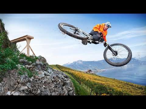 Riding this spot like NO ONE ELSE! | Kriss Kyle visits Lavaux 🇨🇭