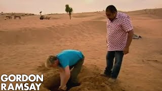 Building and Cooking in a Desert Oven with Gordon Ramsay