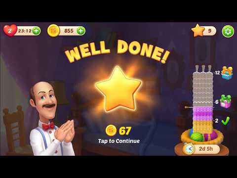 Knitting Story Event #5 Lv 312 Homescapes NORMAL LEVEL