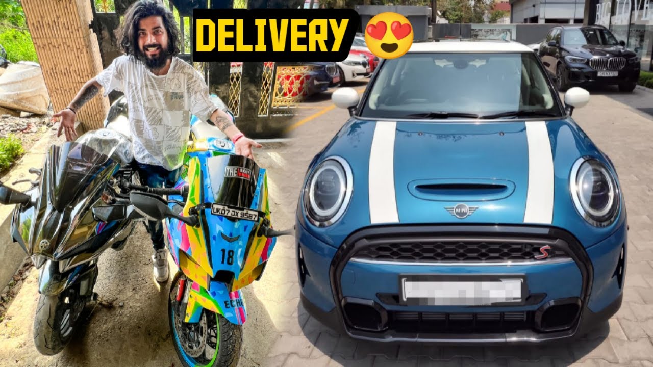 H2 Ki Delivery Se Pelhey Apni New Supercar Mini Cooper Ki Delivery Final Kar Hi Di Odisha Ride Mai😍