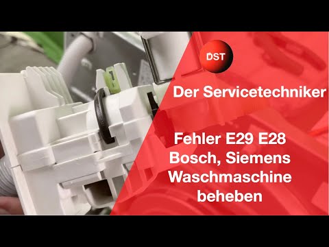 Fehler E29 E28 Bosch Siemens Waschmaschine  beheben