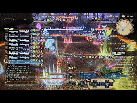 FFXIX Abyssos: The Eighth Circle Savage Phase 1- SCH POV Unsync