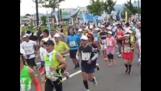 preview picture of video '第2回北オホーツク100kmマラソン_50kmの部スタート'