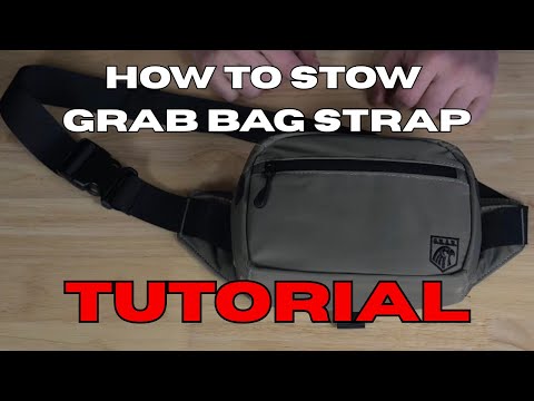How to Properly Stow the Open-Ended Strap on a GRAB Bag (No Dangling Straps)