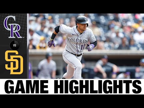 Rockies vs. Padres Game Highlights (8/4/22) | MLB Highlights