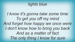 Alan Jackson - Tail Lights Blue Lyrics