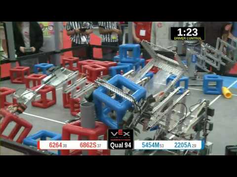 2015 VRC Math Q94 - 6264 6862S vs 5454M 2205A - 48 to 31 - VEX Worlds 2015 - Math Division