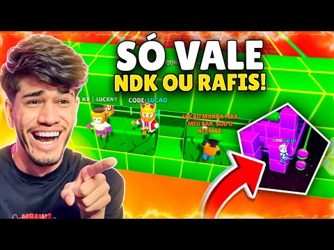 ZERAMOS O BLOCKDASH SÓ FAZENDO NDK E RAFIS NO STUMBLE GUYS