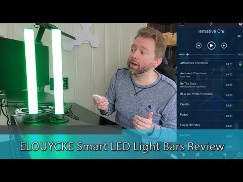 LIGHTS FOR STREAMERS - ELOUYCKE Smart LED Light Bars Review - YouTube