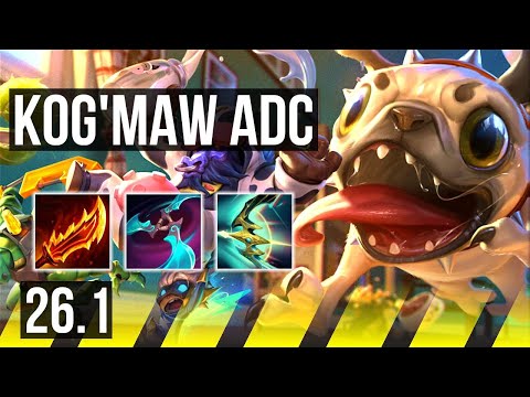 KOG'MAW & Zoe vs APHELIOS & Thresh (ADC) | KR Master | 26.1