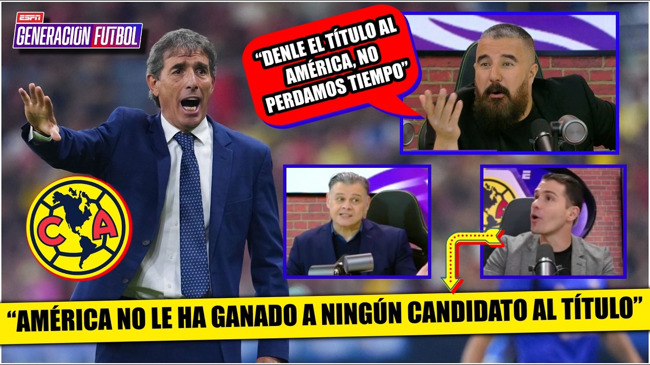 Álvaro se agrandó: DENLE YA EL TÍTULO AL AMÉRICA. Sergio Dipp lo puso en su lugar | Generación F
