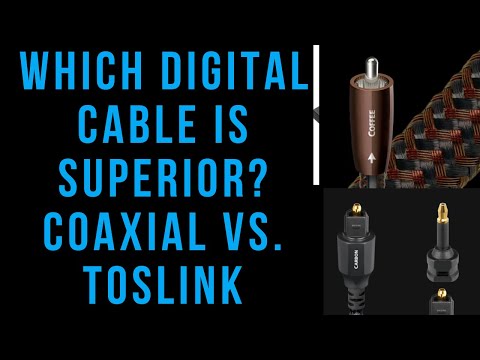 Which Digital Cable Sounds Better?  Coaxial vs. Toslink...
