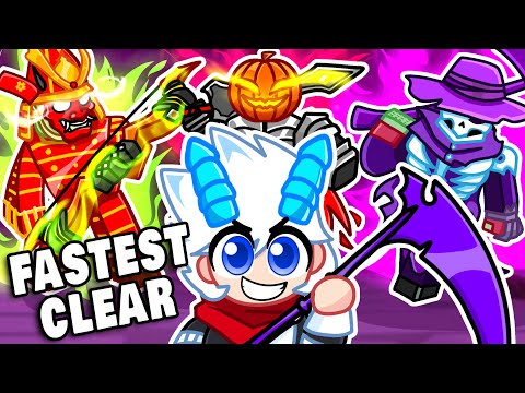 The most INSANE build in Hunty Zombie!!! All Raids UNDER 3 min!!!