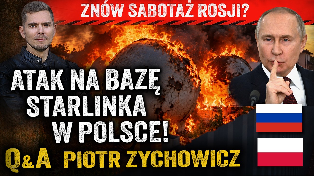 Pożar na Mazowszu! Kto podpalił stację Starlink? Xî Jinping w USA — Piotr Zychowicz