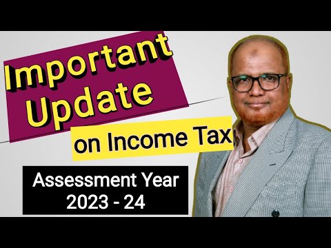 Income Tax I Assessment Year 2023 24 I Important Update I hasham ali khan I