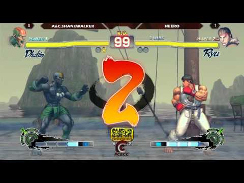 CECC Day 1 - SSF4AE2012 - A&C.Shanewalker vs Heero